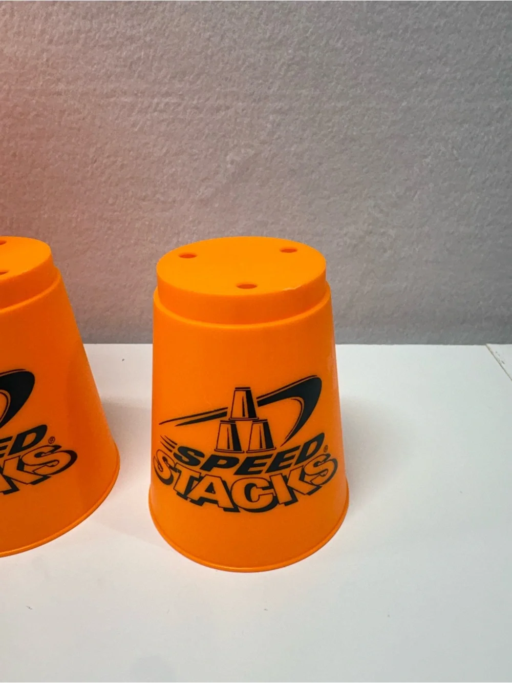 Orange Cup Set - Bright Orange Stacking Cups